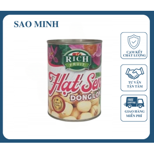 Hạt sen Ngâm Nước Đường Rich 565GR